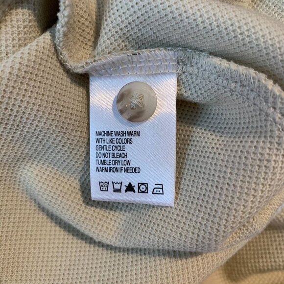 NWT Black Brown 1826 Short Sleeve Half Button Polo Shirt Oyster Men's Sz XXL - Picture 6 of 7